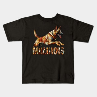 Belgian Malinois - Mosaic Art Kids T-Shirt